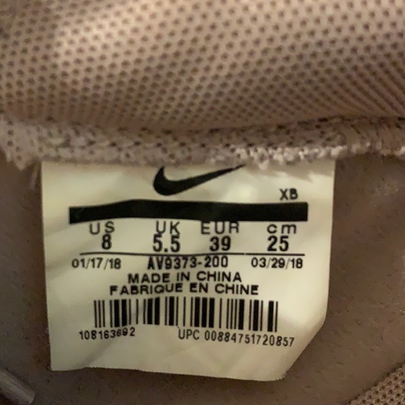 Dusty pink/purple Nike sneakers - Picture 4 of 5